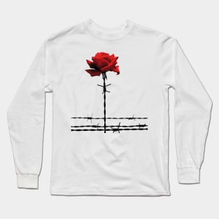 Barbed Rose Long Sleeve T-Shirt